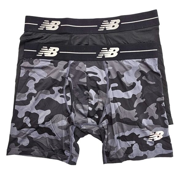 New Balance Men's Premium Performance 6" Boxer Brief, 2 PK - NB3001-2 (164N,Med) - Picture 1 of 1